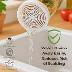 Quick Cook Pasta Maker with Easy-Pour Strainer