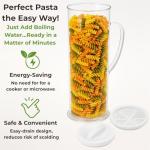 Quick Cook Pasta Maker with Easy-Pour Strainer