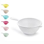 White Plastic Colander for Draining Pasta and Veggies
