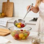 Stainless Steel Spider Strainer Scoop for Cooking