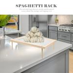 Housoutil Beige Noodle Rack for Spaghetti Drying