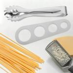Stainless Steel Pasta Tongs with Portion Control