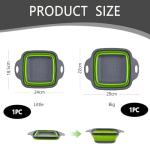 Collapsible Colander Set for Pasta and Veggies