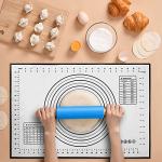 Stainless Steel Rolling Pin with Baking Mat