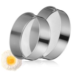 Stainless Steel Fine Mesh Sieve Set for Baking