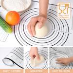BELICOO Adjustable Rolling Pin with Silicone Mat Set