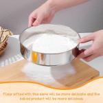 Stainless Steel Fine Mesh Sieve Set for Baking
