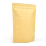 100 Reusable Kraft Paper Food Pouches - Ziplock