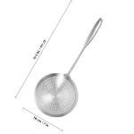 Zerodeko Stainless Steel Skimmer with Ergonomic Handle