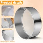 Stainless Steel Fine Mesh Sieve Set for Baking