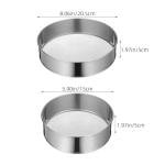 Stainless Steel Fine Mesh Sieve Set for Baking