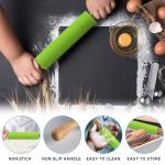 12-Inch Silicone Rolling Pin and Baking Mat Set