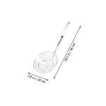 Stainless Steel Colander with Long Handle for Pasta