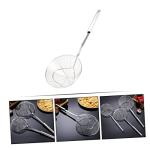 Stainless Steel Colander with Long Handle for Pasta