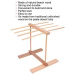 Foldable Wooden Pasta Drying Rack for Spaghetti