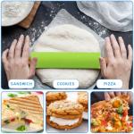 12-Inch Silicone Rolling Pin and Baking Mat Set