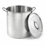 15L Heavy-Duty Stainless Steel Stock Pot