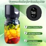 Cordless Electric Vacuum Sealer for Mason Jars