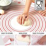Rolling Pin and Silicone Pastry Mat Set