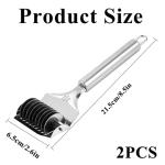 Stainless Steel 2-Piece Pasta Cutter Set