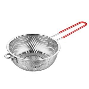 Stainless Steel Colander with Silicone Grip, 16CM