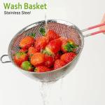 Stainless Steel Colander with Silicone Grip, 16CM