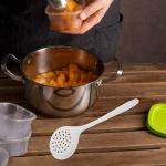 Silicone Skimmer Spoon for Easy Pasta Serving