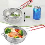 Stainless Steel Colander with Silicone Grip, 16CM