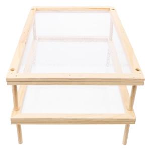 OUNONA Beige Pasta Drying Rack for Fresh Noodles