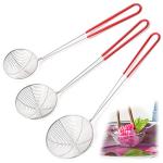 3-Piece Stainless Steel Spider Strainer Set