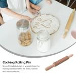 Mobestech 13-Inch Wooden Rolling Pin for Pasta