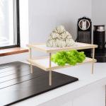 OUNONA Beige Pasta Drying Rack for Fresh Noodles