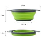 Silicone Collapsible Colander for Easy Straining