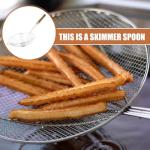 Toyvian Stainless Steel Spider Strainer with Handle