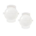 Set of 2 Plastic Dumpling Molds, 85mm