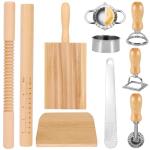 10-Piece Manual Pasta Maker Tool Set