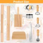 10-Piece Manual Pasta Maker Tool Set