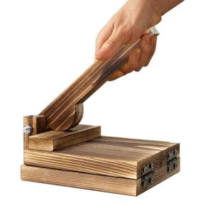Wooden Dumpling Press Mold for Easy Wrappers