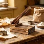 Wooden Dumpling Press Mold for Easy Wrappers