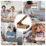 Wooden Dumpling Press Mold for Easy Wrappers