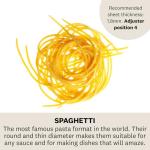 Marcato 2 mm Spaghetti Pasta Cutter Attachment