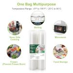 Bonsenkitchen Vacuum Sealer Rolls, 2 Pack, BPA Free