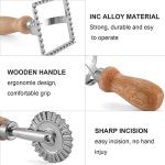 3-Piece Ravioli Cutter Set with Wooden Handle