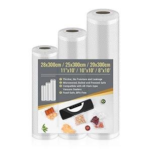 Vacuum Sealer Rolls - 3 Sizes Included