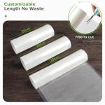 Diboniur Heavy Duty Vacuum Sealer Bags - 3 Rolls