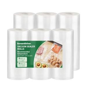Bonsenkitchen Vacuum Sealer Rolls Set - BPA-Free
