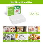 Bonsenkitchen 180 Pcs Vacuum Sealer Bags, BPA-Free