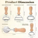 5-Piece Pasta Maker Set with Wooden Handle