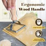 5-Piece Pasta Maker Set with Wooden Handle
