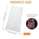 100 Pack Textured Vacuum Sealer Bags 10x15cm